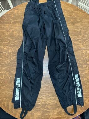 Harley Davidson Women’s Reflective Rain Pants.  Size M.
